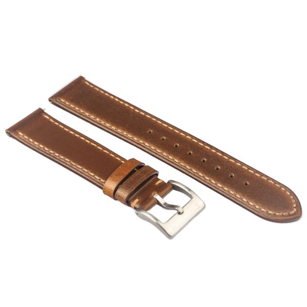 Italian brown leather strap