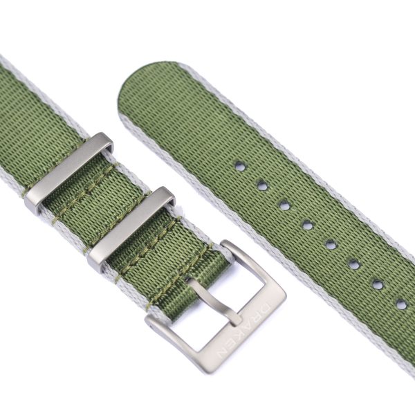 Green Grey Edge Nylon Strap
